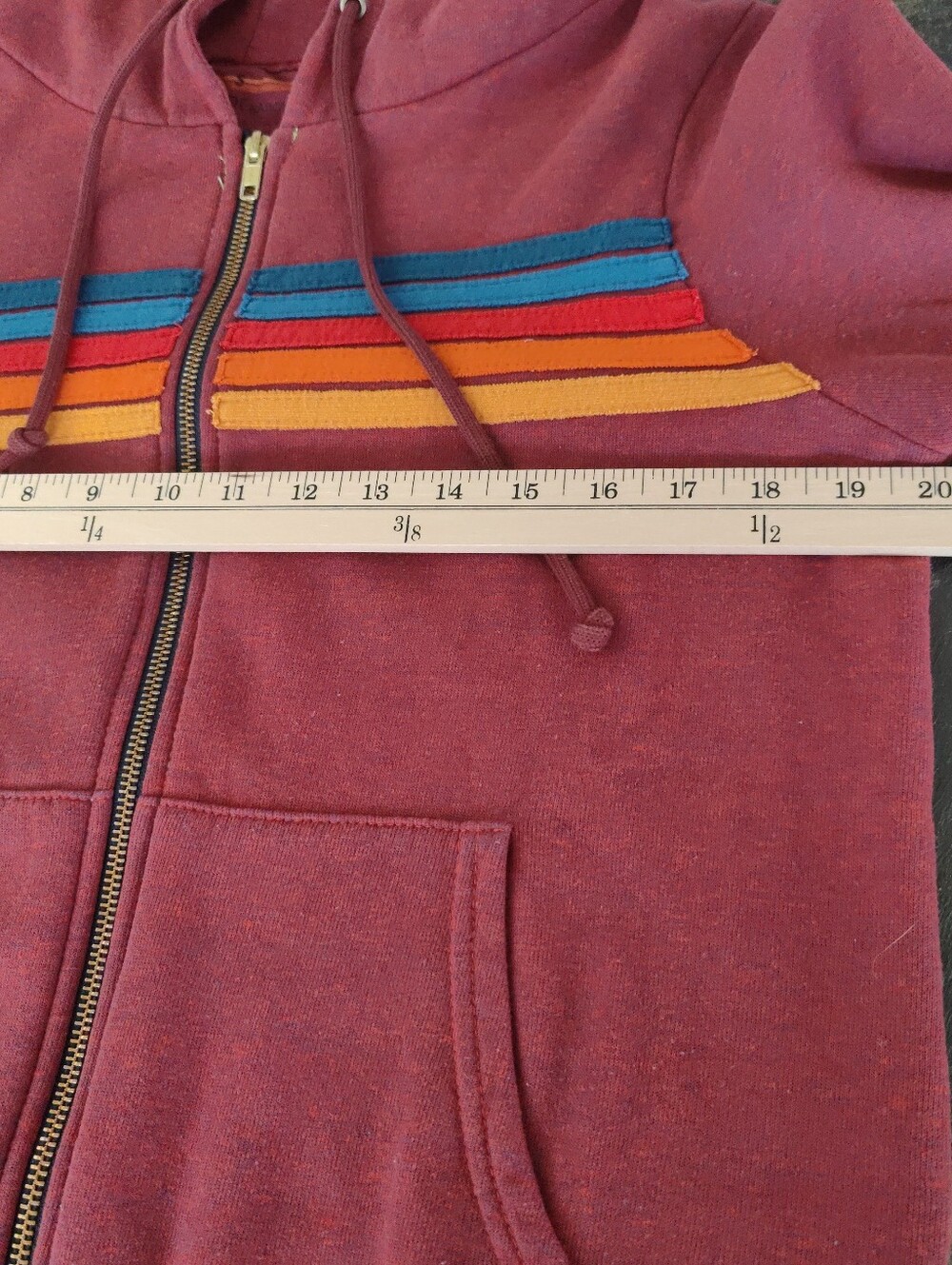 Aviator Nation 5 stripe hoodie Size small - Picture 12 of 14